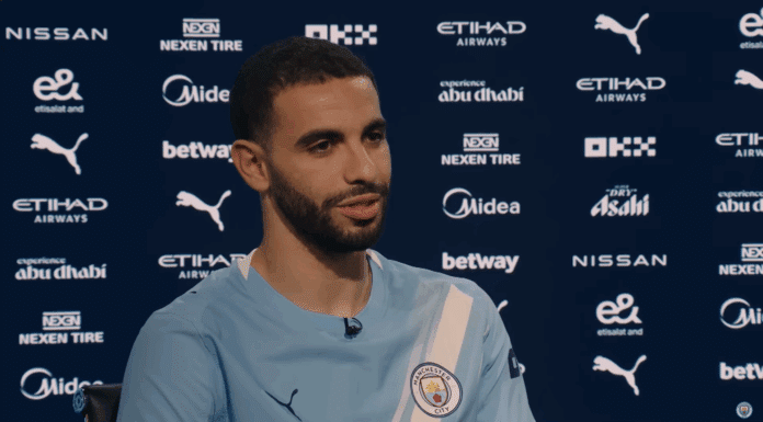 La première interview de Rayan Aït-Nouri à Manchester City