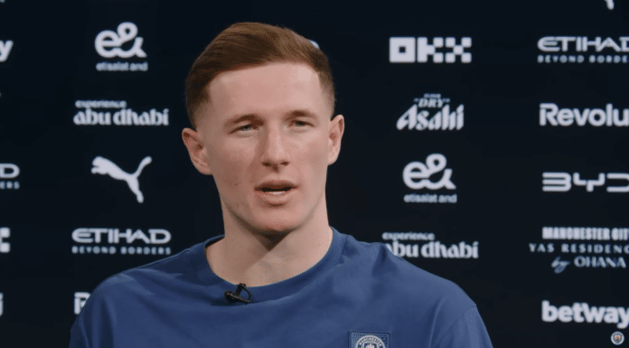 La première interview d’Elliot Anderson à Manchester City